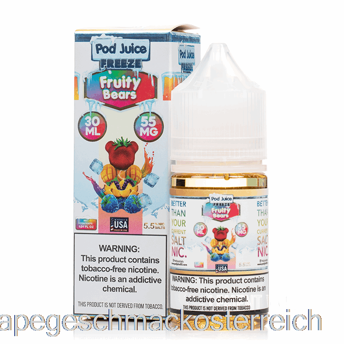Fruchtige Bären Einfrieren – Schotensaft – 30 Ml, 35 Mg Vape-Geschmack